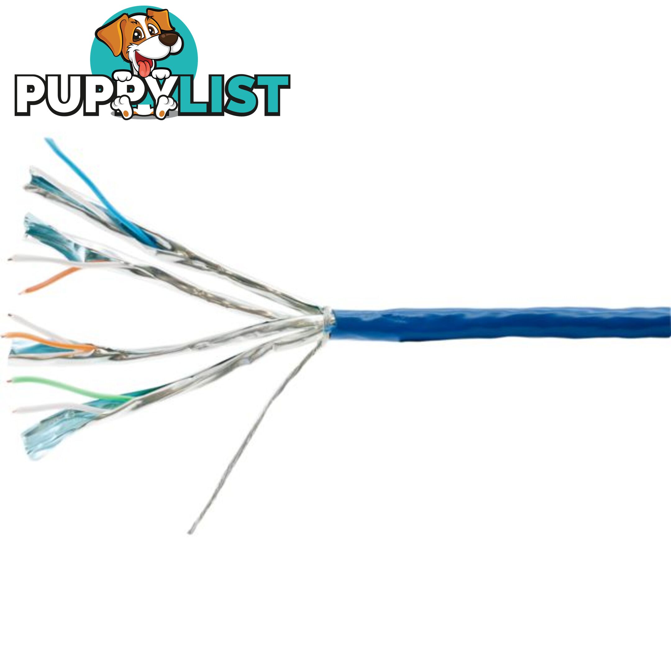 SSTPCAT6BL-1M SSTP CAT6 SOLID BLUE -1M SHIELDED - PER METRE (305M)