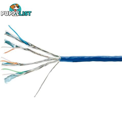 SSTPCAT6BL-1M SSTP CAT6 SOLID BLUE -1M SHIELDED - PER METRE (305M)