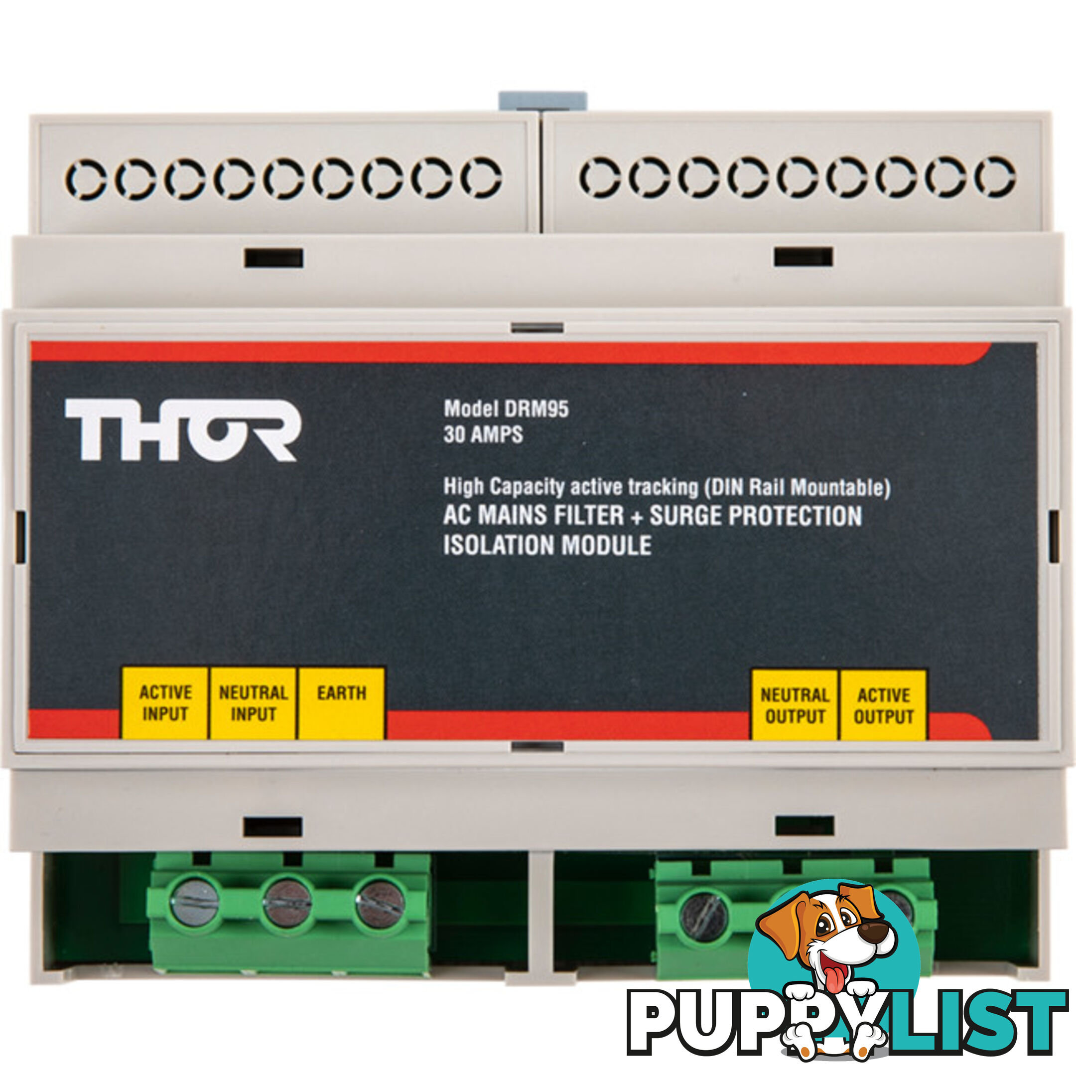 DRM95-30A HARD WIRED DIN RAIL MOUNT- 30A THOR ACTIVE FILTER