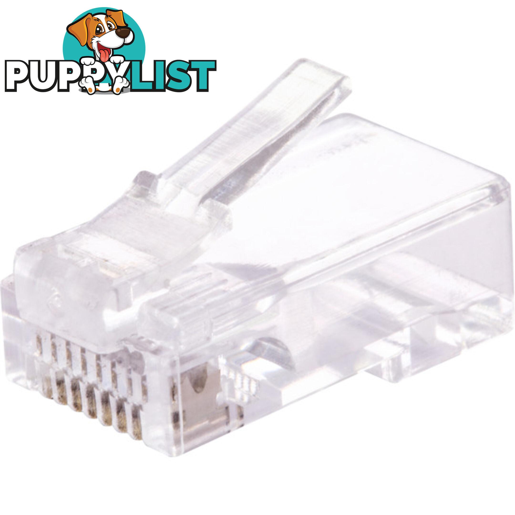 PK4001 RJ45 CAT5 8P8C MODULAR PLUG TO SUIT STRANDED CORE CABLE