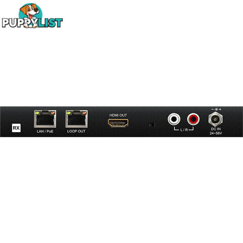 IP200UHDRX IP MULTICAST UHD VIDEO RECEIVER 100M OVER 1GB BI-DIR IR RS232 POE