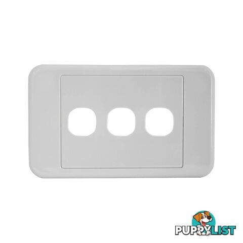 PK4584 3 GANG WALL PLATE SUITS CLIPSAL 2000