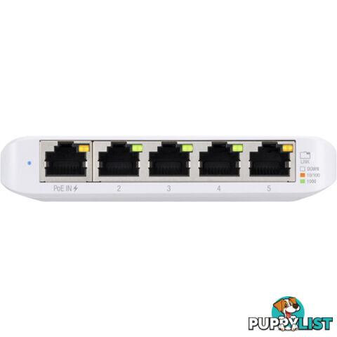 USW-FLEX-MINI UNIFI 5 PORT GIGA SWITCH L2 POWERED BY POE AND USB-C