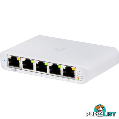 USW-FLEX-MINI UNIFI 5 PORT GIGA SWITCH L2 POWERED BY POE AND USB-C