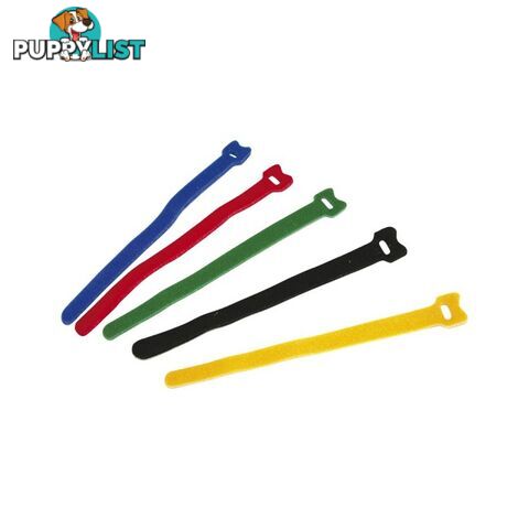 MSV308 8" NYLON VELCRO CABLE TIE (15) 15PK / PACK OF 15