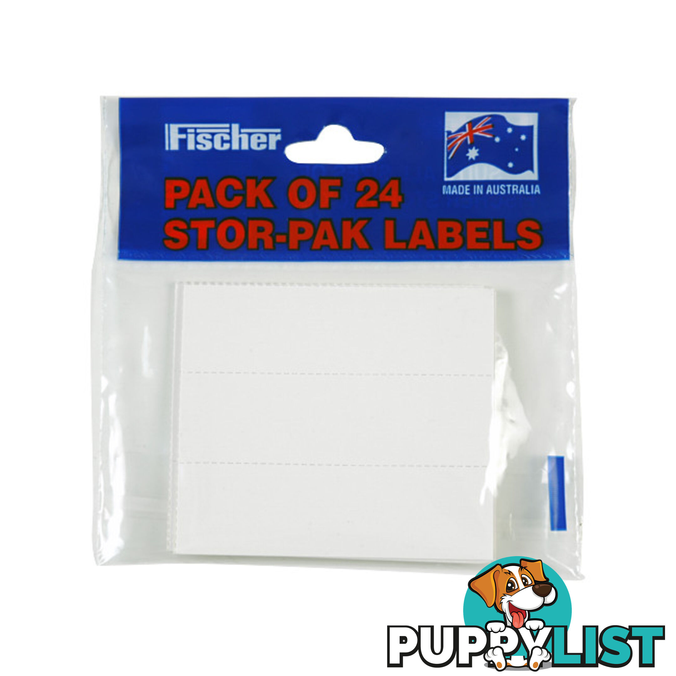 1H052 PACK 24 STOR-PAK BIN LABELS FISCHER