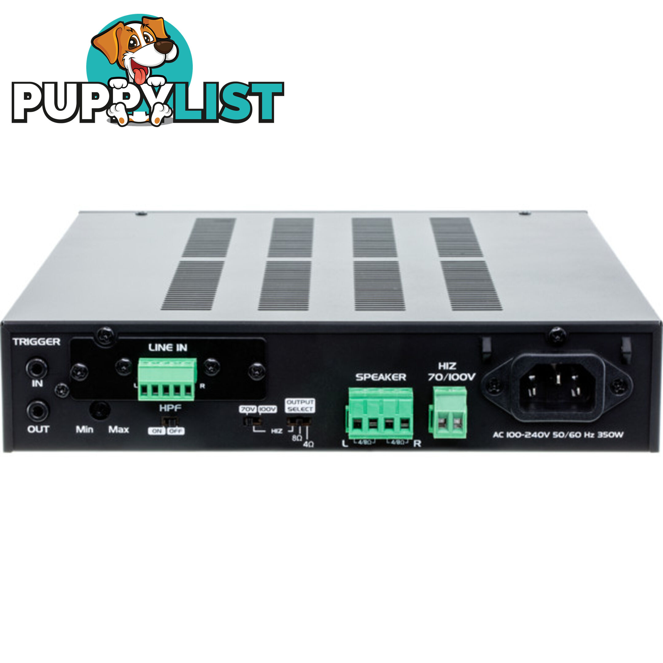 PLA2 120W POWER AMPLIFIER COMPACT 100V OR 8OHM SPK