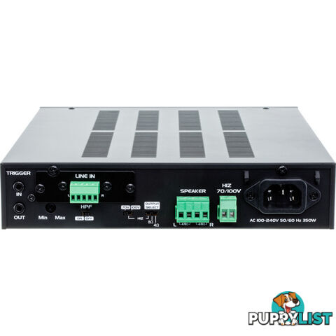 PLA2 120W POWER AMPLIFIER COMPACT 100V OR 8OHM SPK