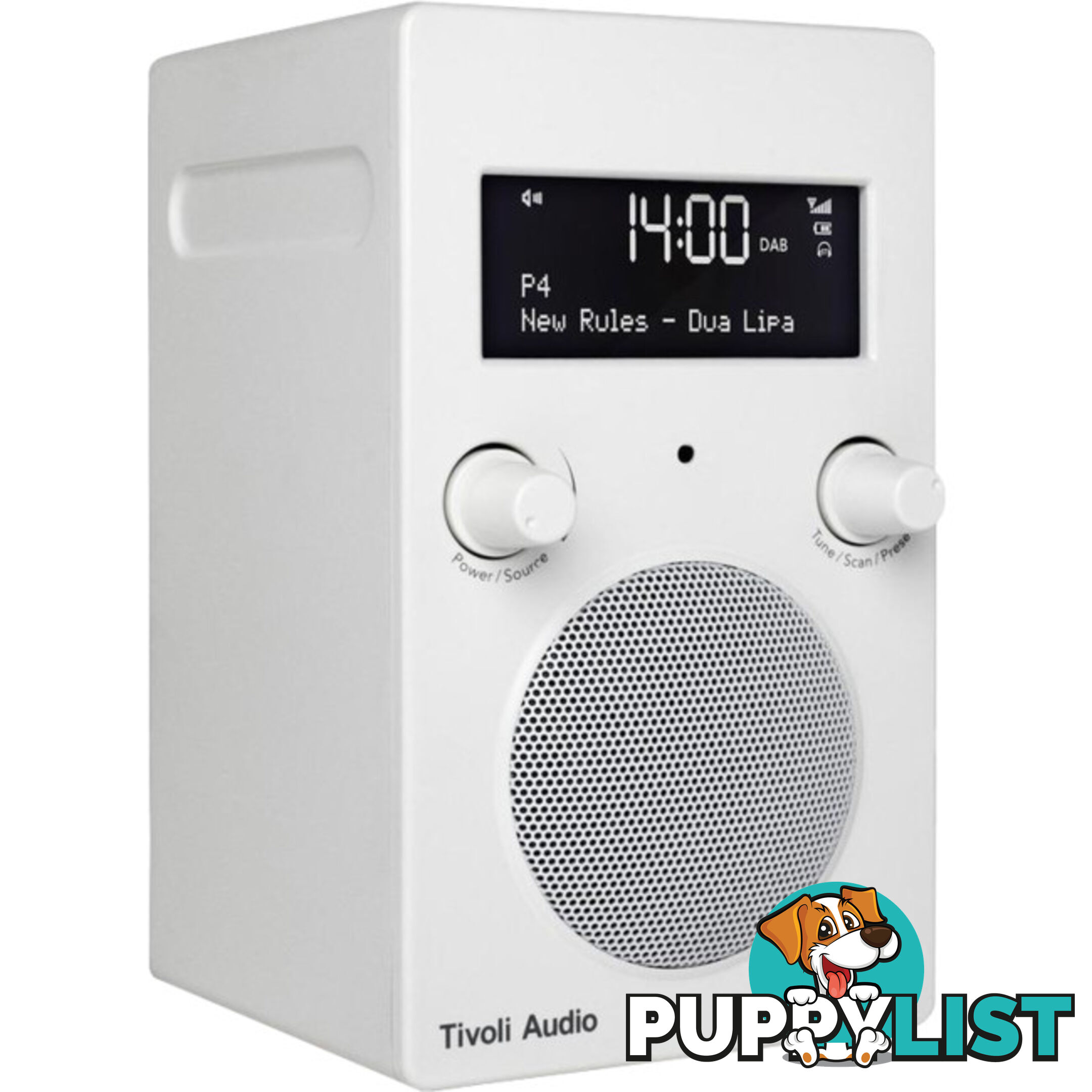 PAL+BT-WHT BLUETOOTH- DAB+ - FM PORTABLE RADIO - WHITE