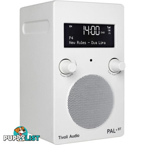 PAL+BT-WHT BLUETOOTH- DAB+ - FM PORTABLE RADIO - WHITE