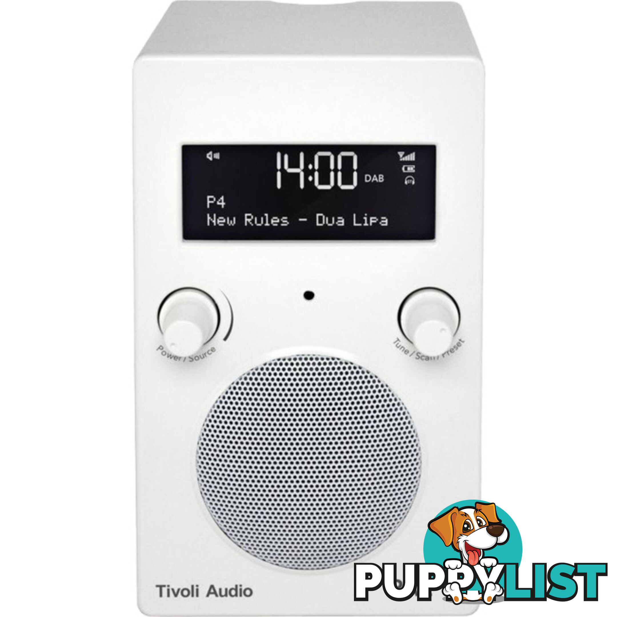 PAL+BT-WHT BLUETOOTH- DAB+ - FM PORTABLE RADIO - WHITE