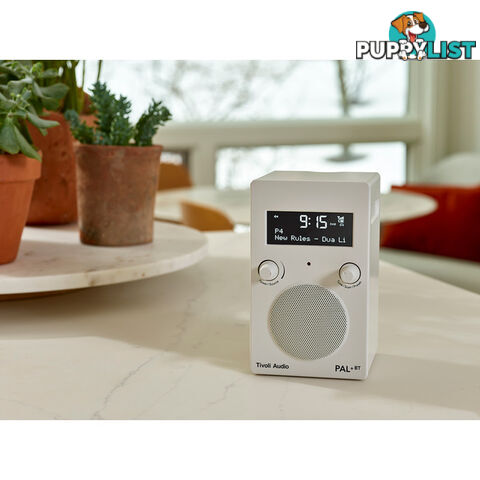 PAL+BT-WHT BLUETOOTH- DAB+ - FM PORTABLE RADIO - WHITE