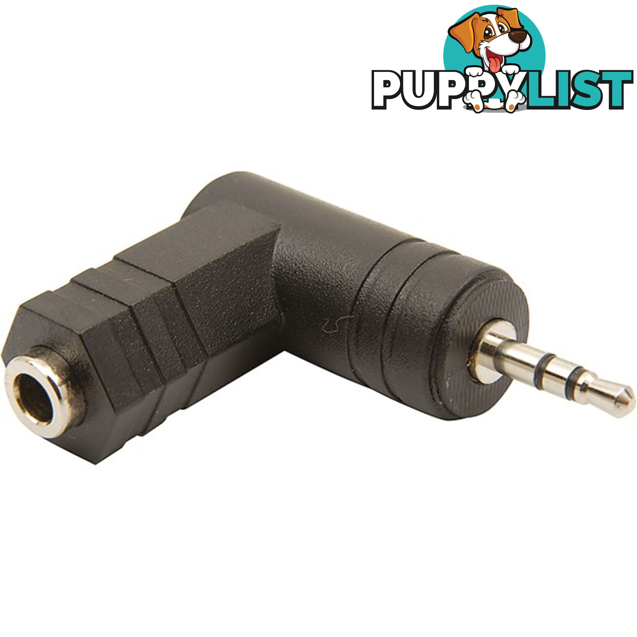 PA3502 RIGHT ANGLE HEAD PHONO ADAPTOR SOCKET PLUG 2.5MM 3.5MM