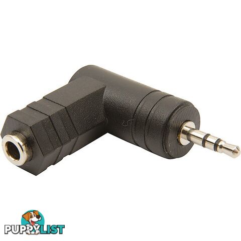 PA3502 RIGHT ANGLE HEAD PHONO ADAPTOR SOCKET PLUG 2.5MM 3.5MM