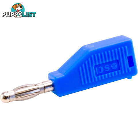 PW1617 4MM STACKING BANANA PLUG BLUE PLUG BLUE