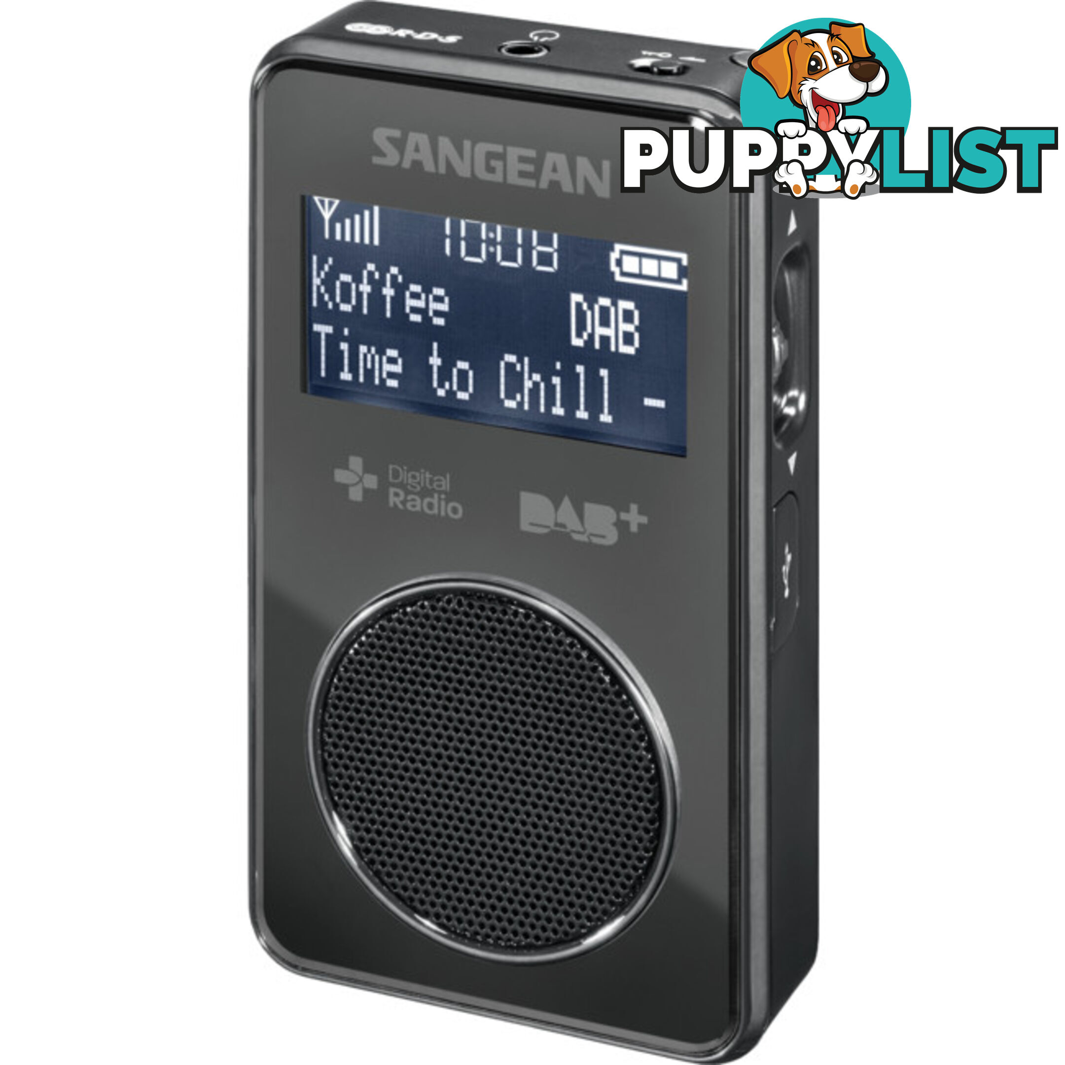 DPR35B BLACK DAB+ FM-RDS POCKET RADIO SANGEAN