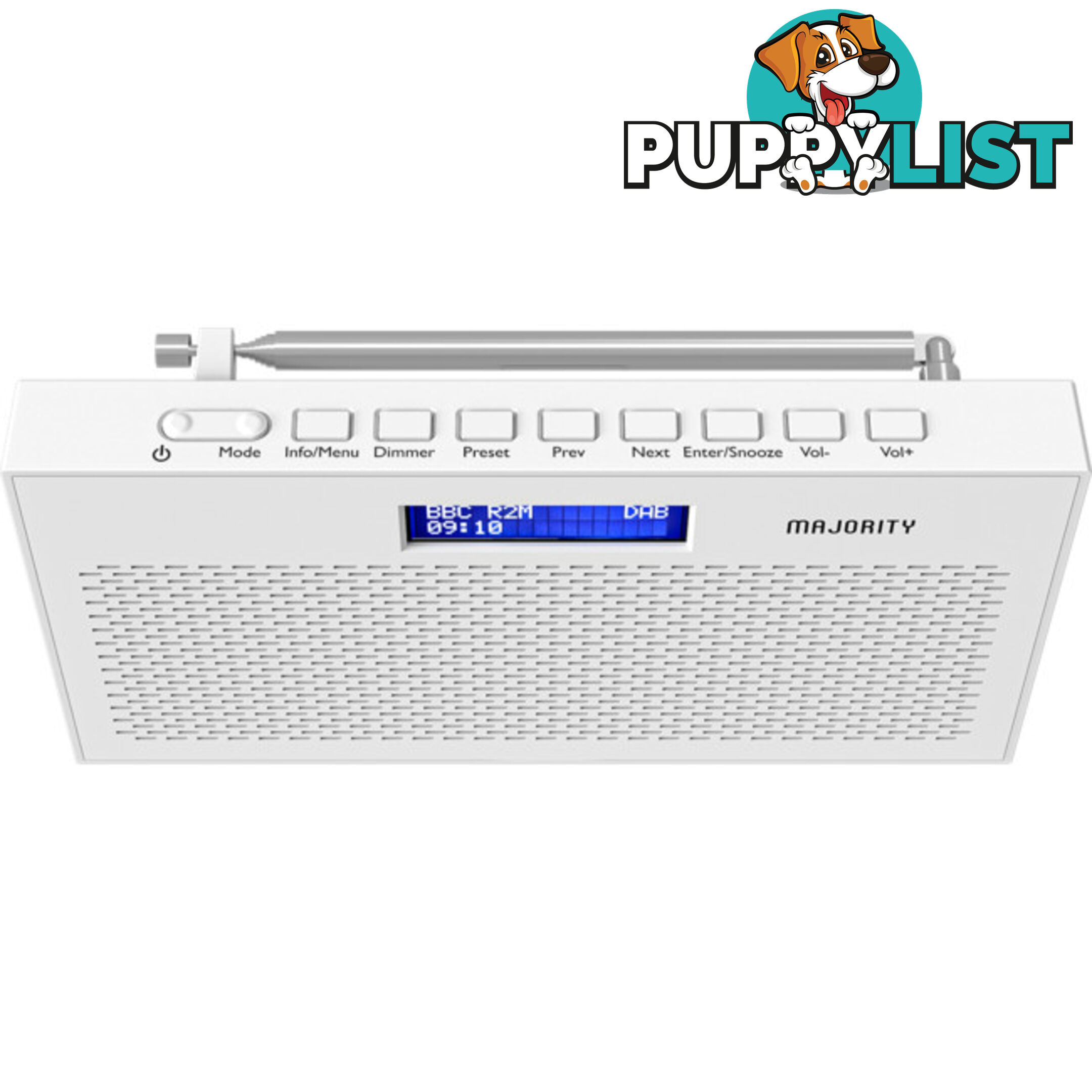 HISTONWHT HISTON COMPACT DAB & FM RADIO WHITE