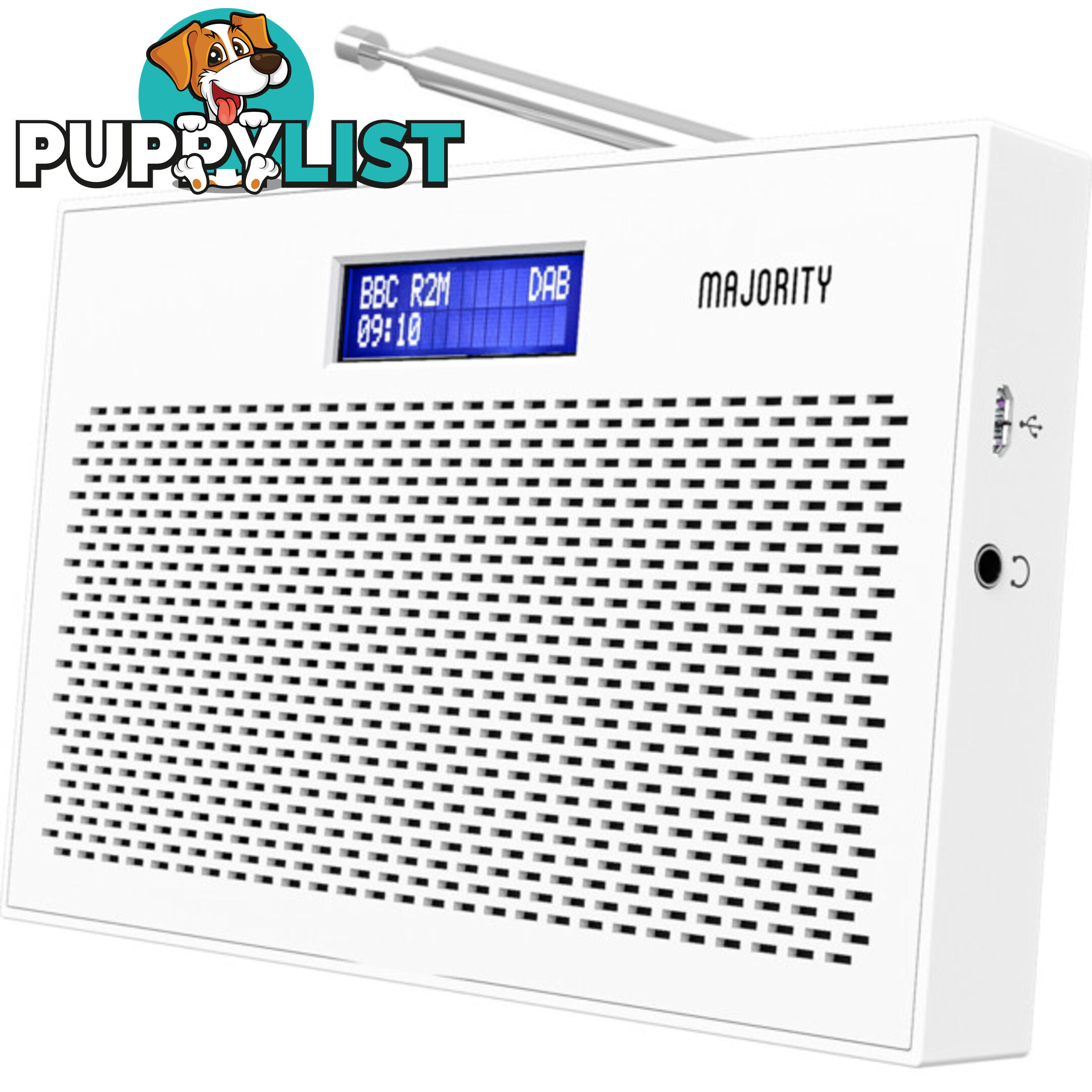 HISTONWHT HISTON COMPACT DAB & FM RADIO WHITE