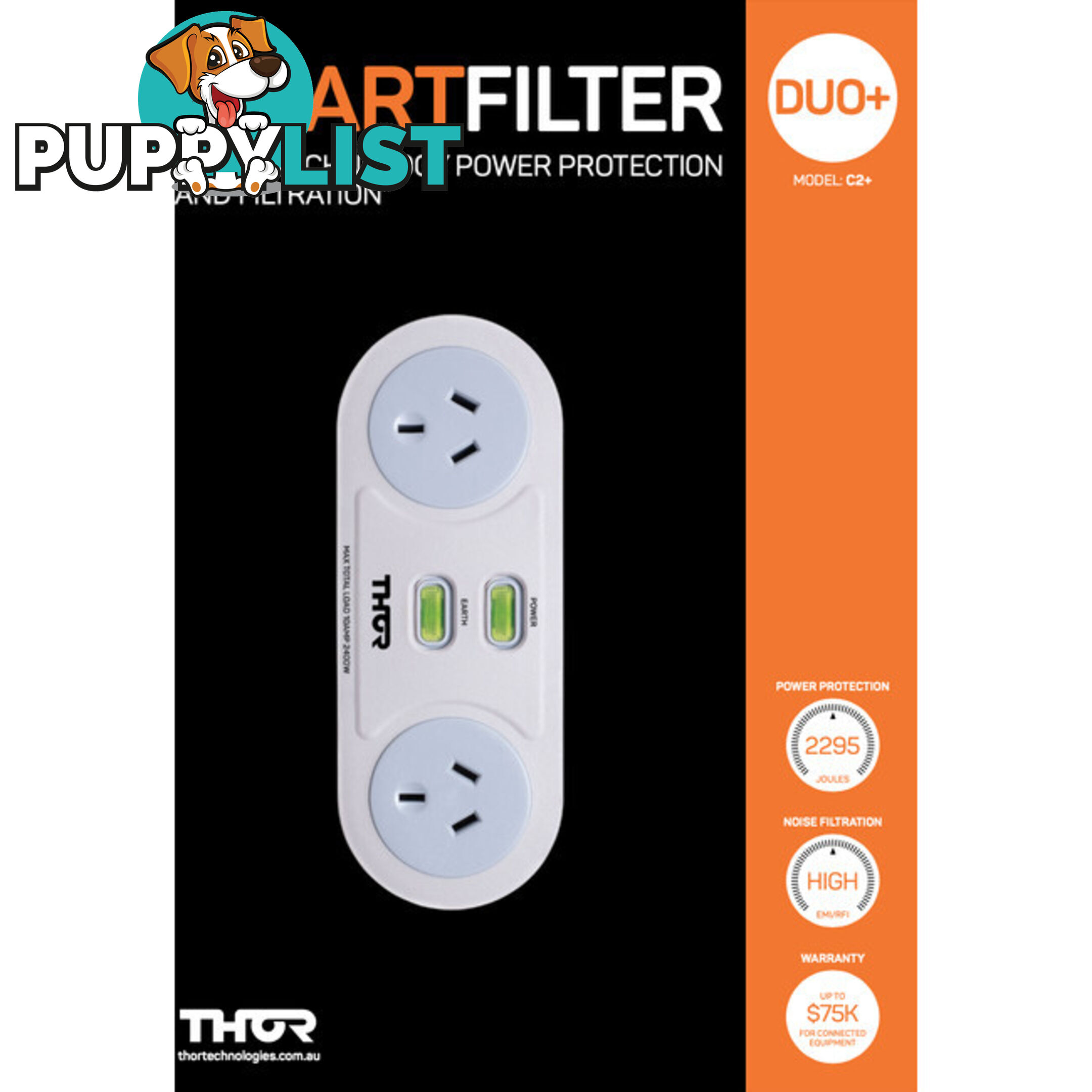 C2 THOR SMART FILTER DUO POWER PROTECTION & FILTRATION