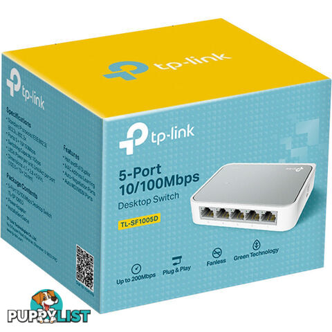 TLSF1005D 5 PORT ETHERNET SWITCH / HUB MINI DESKTOP 10/100M TP-LINK