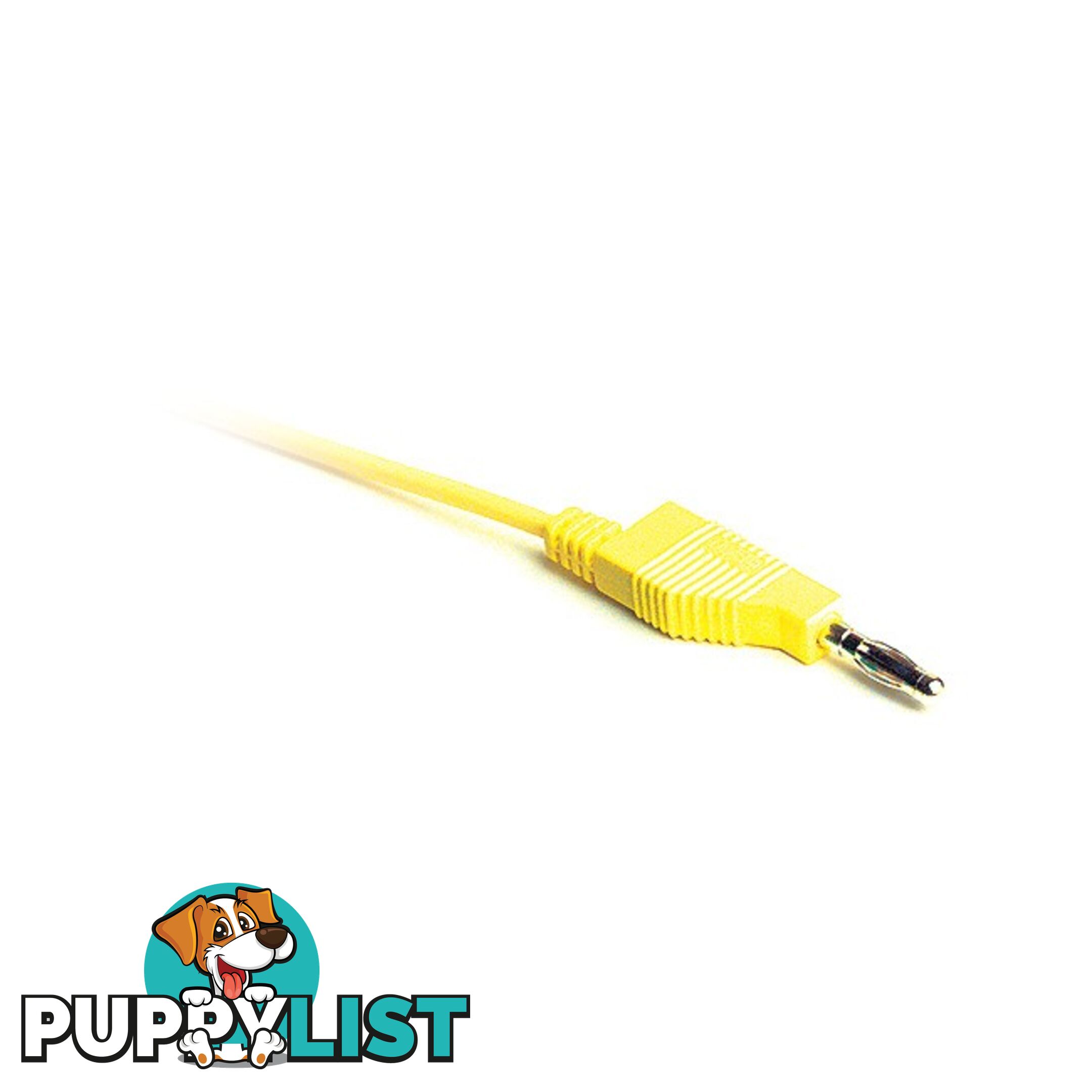 SML100YEL 1M YELLOW BANANA TEST LEAD SILIVOLT SILICON