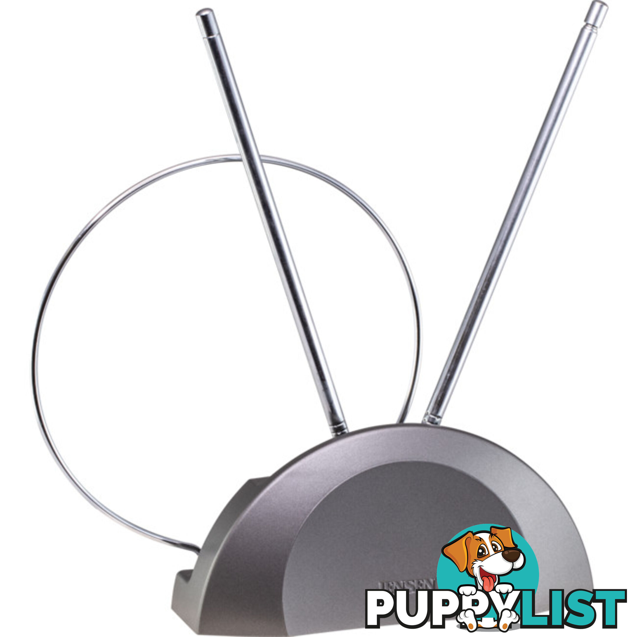 TV611JENSEN ADJUSTABLE 75OHM INDOOR ANTENNA VHF/UHF READY