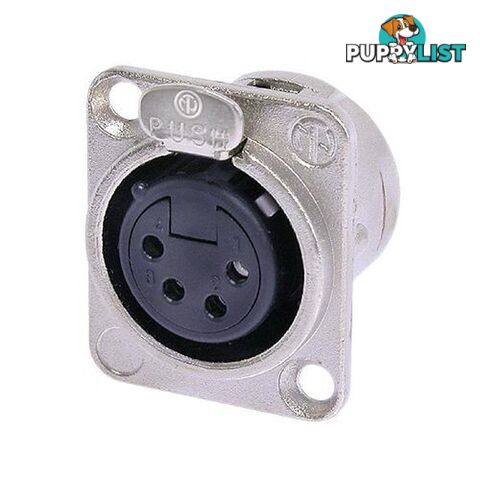 PD5682 4 PIN PANEL XLR SOCKET NEUTRIK