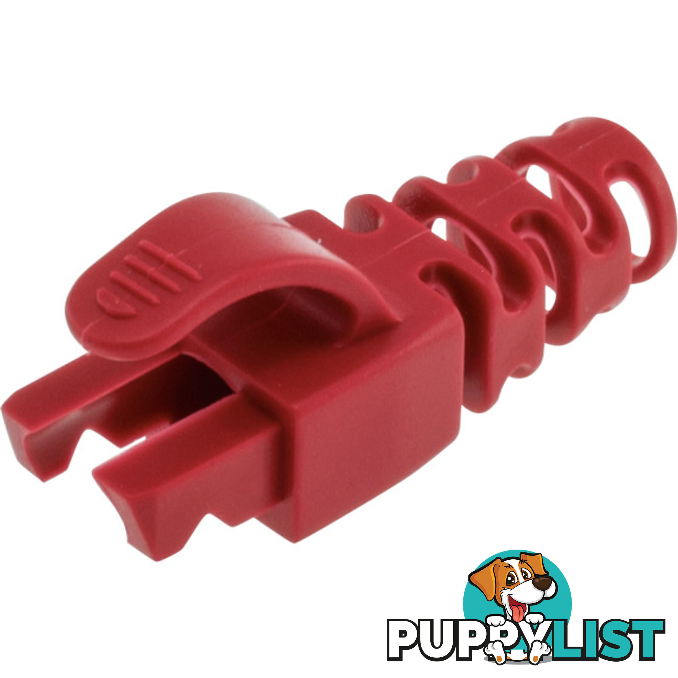 PK4025 6.5MM RED RJ45 RUBBER BOOT FOR CAT5E/6 STYLE B