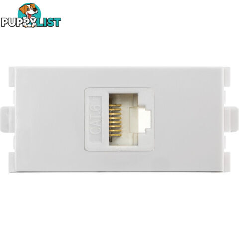 MWI13C6M CAT6 MECH MODULE FOR MW13FR RJ45 CAT6 MECHANISM SOCKET