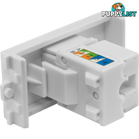 MWI13C6M CAT6 MECH MODULE FOR MW13FR RJ45 CAT6 MECHANISM SOCKET