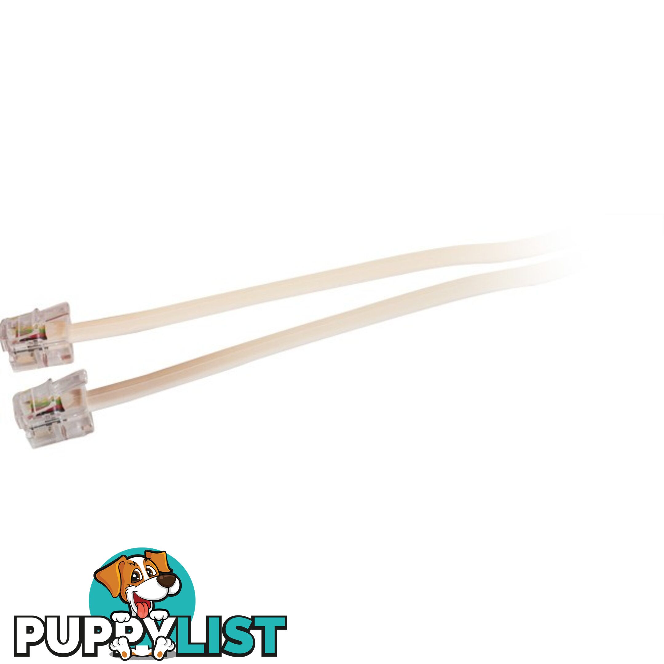 LC0104B/IVY 15M MODULAR PLUG LEAD - IVORY RJ12 LINE CORD 6P2C TEL5058