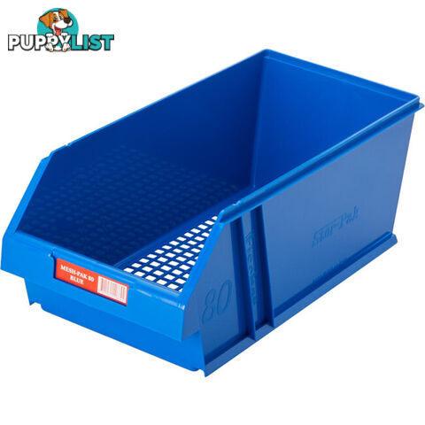 MESHPAK80BL LARGE PARTS DRAWER BLUE MESH BOTTOM