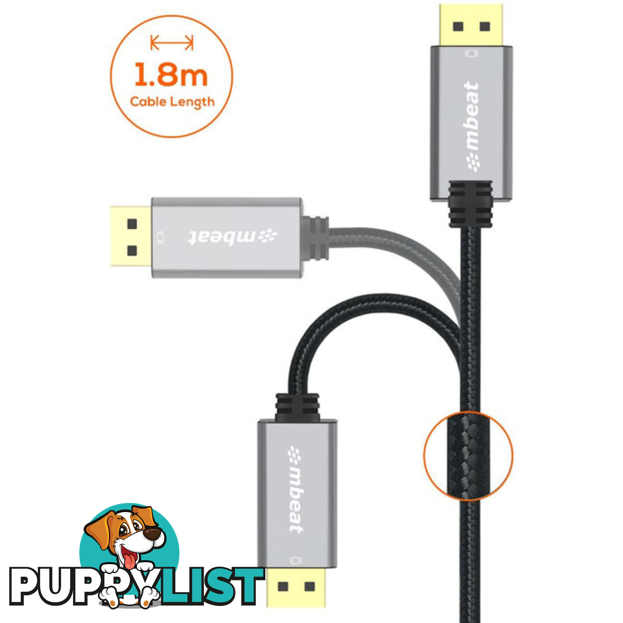 LC7988 1.8M 8K DISPLAY CABLE TOUGHLINK