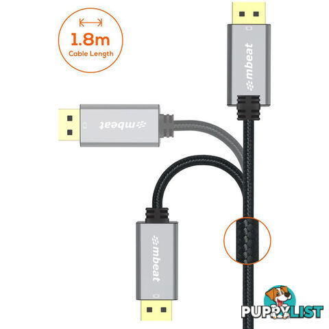 LC7988 1.8M 8K DISPLAY CABLE TOUGHLINK