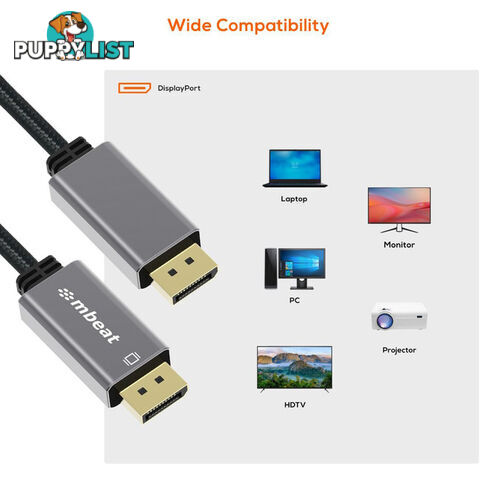 LC7988 1.8M 8K DISPLAY CABLE TOUGHLINK