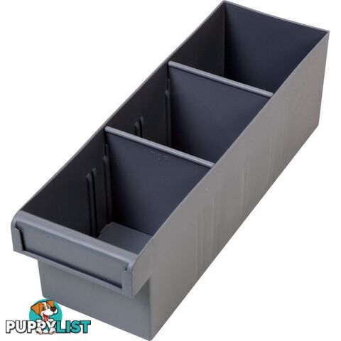 1H012GR GREY 300MM MEDIUM PARTS TRAY STORAGE DRAWER WITH DIVIDERS