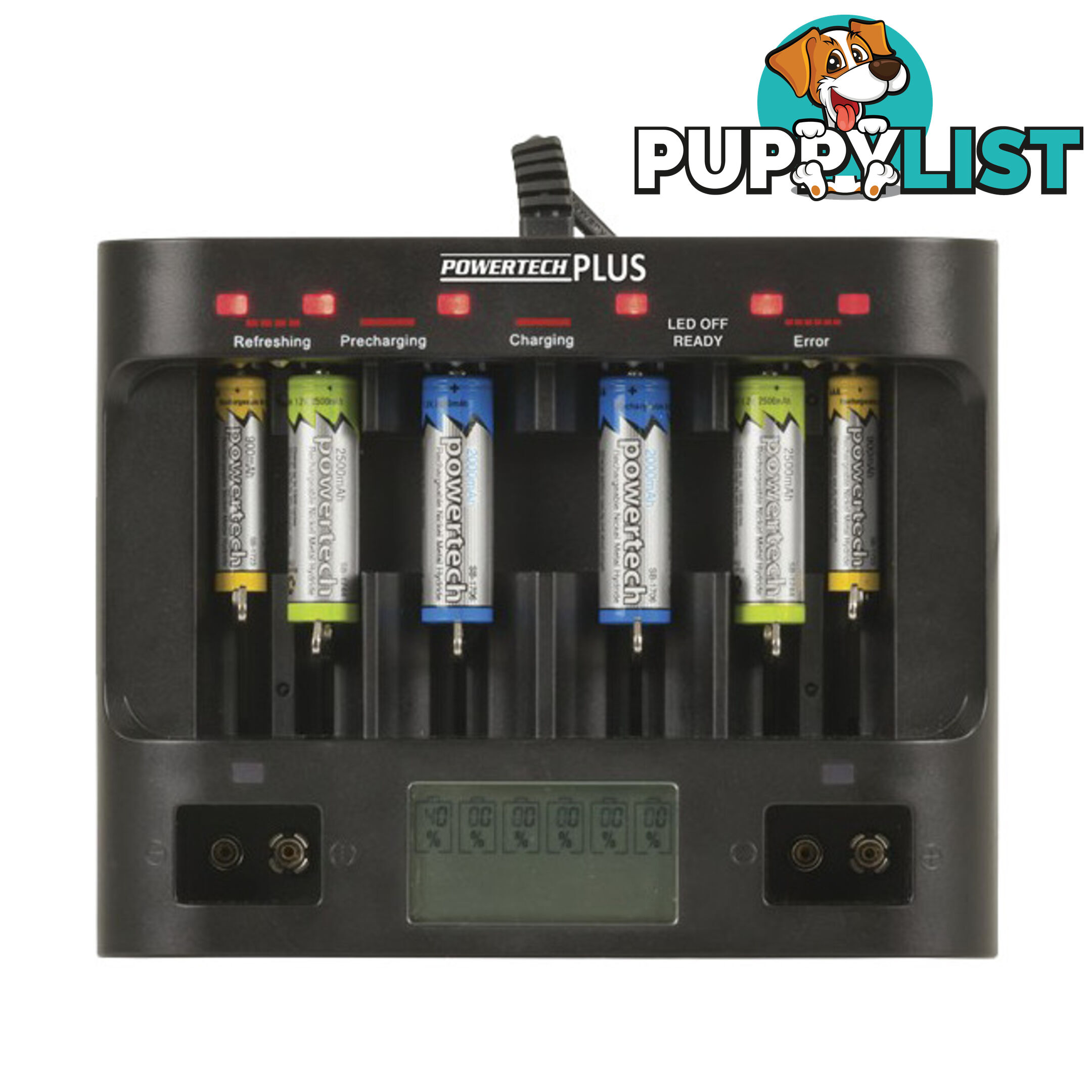 MB3555 UNIVERSAL BATTERY CHARGER WITH LCD DISPLAY