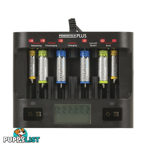 MB3555 UNIVERSAL BATTERY CHARGER WITH LCD DISPLAY