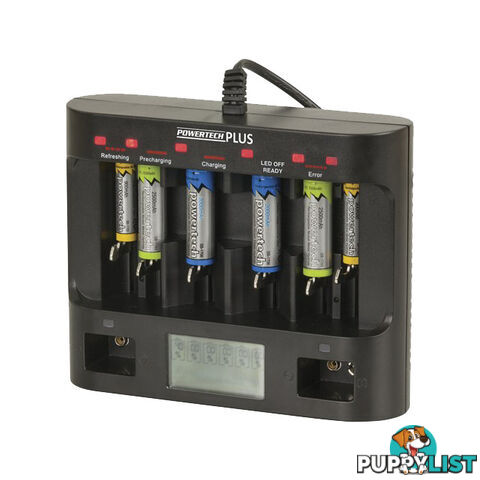 MB3555 UNIVERSAL BATTERY CHARGER WITH LCD DISPLAY