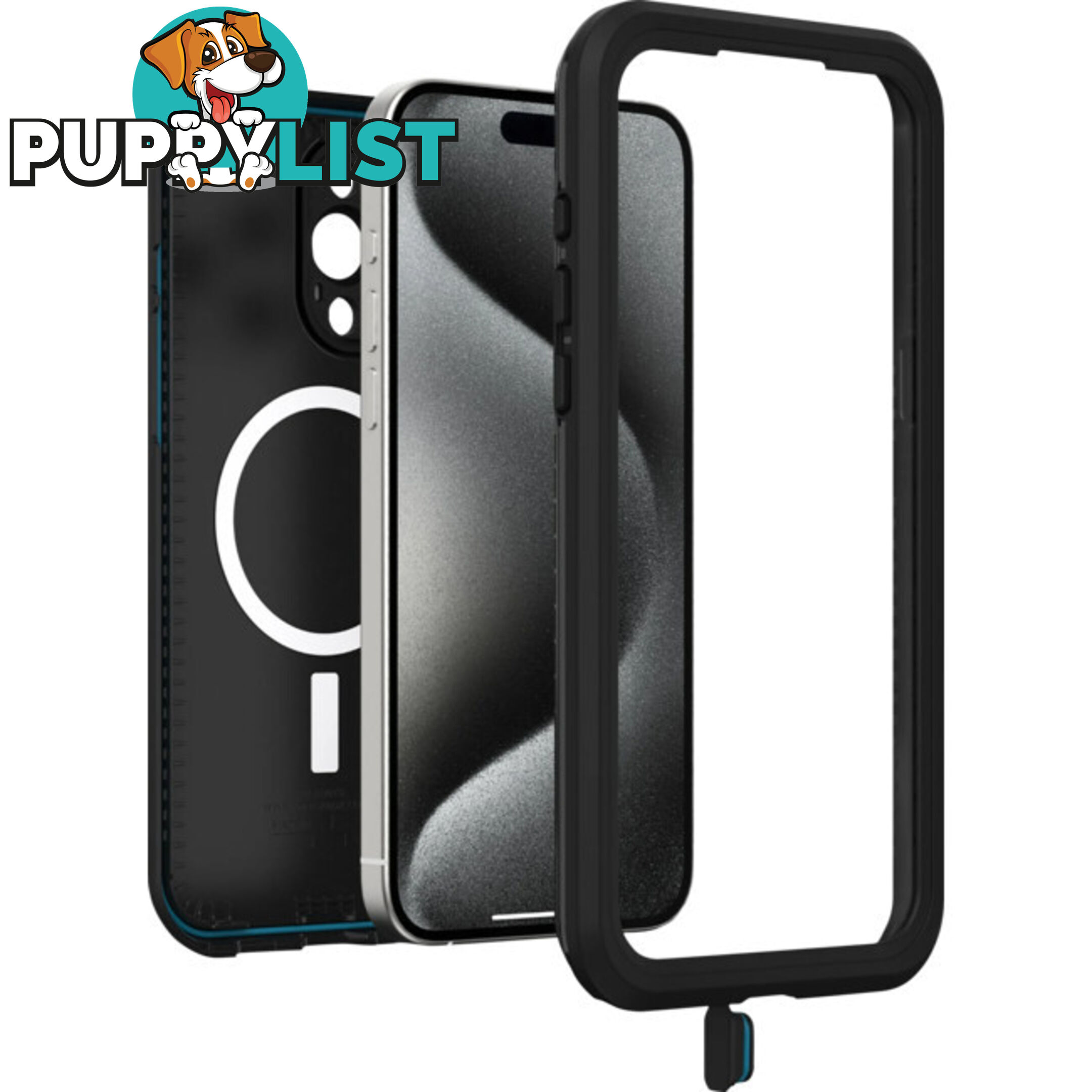 IPH15PMFMB FRE MAGSAFE IPHONE 15 PRO MAX(6.7") CASE BLACK