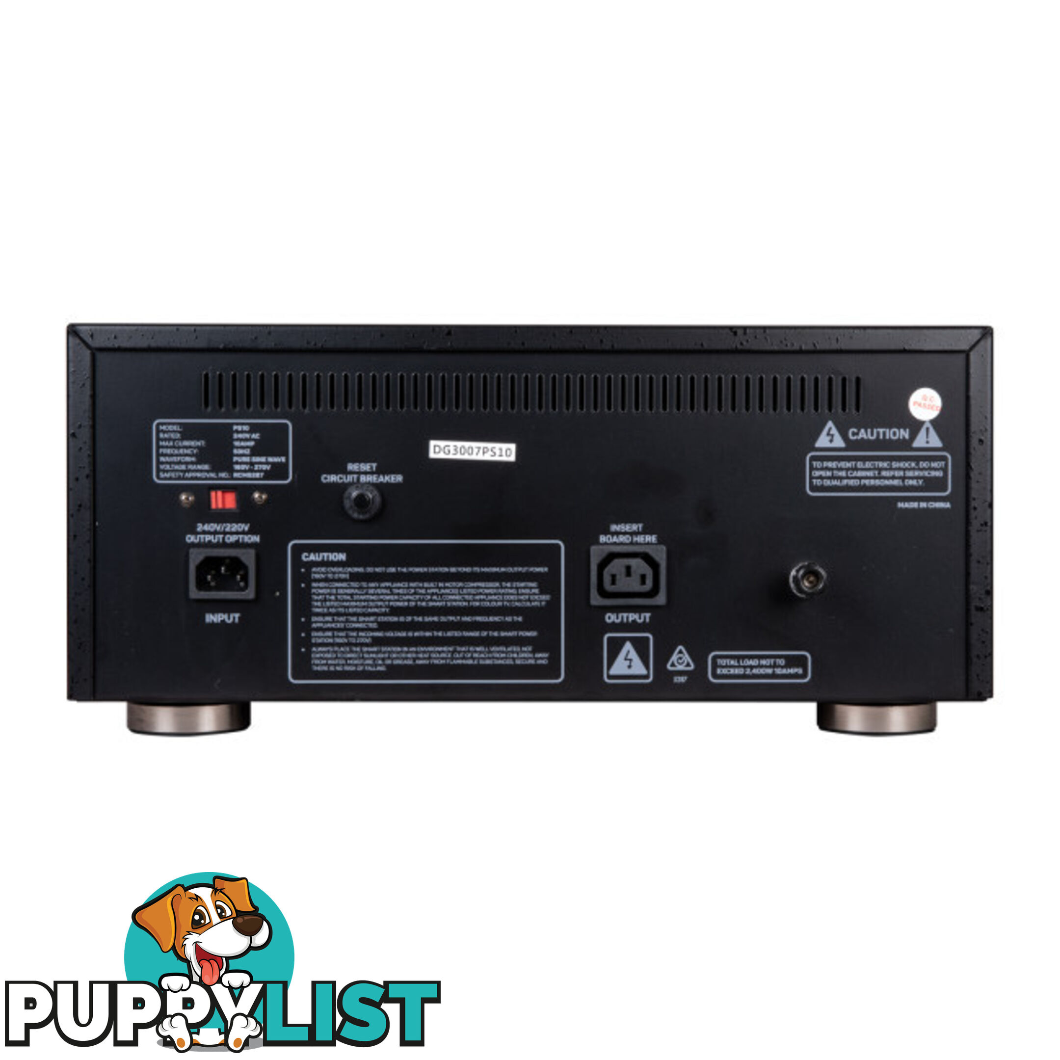 PS10P 10A PURE SINE WAVE PRODIGY POWER STATION THE ULTIMATE POWER CONDITIONER