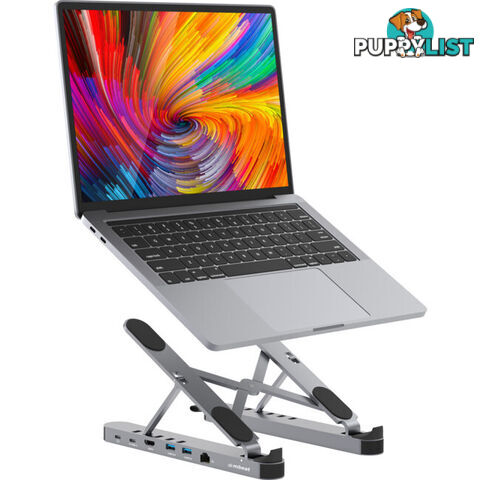 STDP5GRY PORTABLE LAPTOP STAND WITH USB-C DOCK STAGE P5