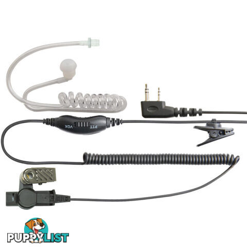 HS010 CLEAR EAR-TUBE SECURITY KIT SUIT TX665/675/685/6150 GME