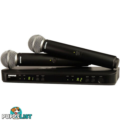 BLX288B58-M17 DUAL HAND HELD SYST 662-686MHZ 2X BLX2B58 MIC - 1X BLX88 RX