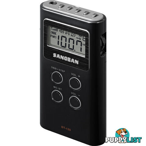 DT120BK BLACK FM/AM RADIO POCKET SIZE WITH EARPHONES