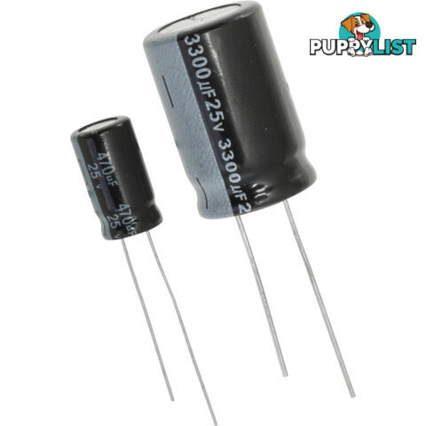 RB3300-25 3300MF 25V RB RADIAL CAPACITOR 105 DEGREE RATING