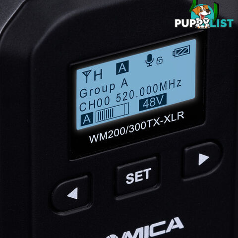 WM300XLR UHF 96CH WIRELESS MICROPHONE WITH XLR TRANSMITTER