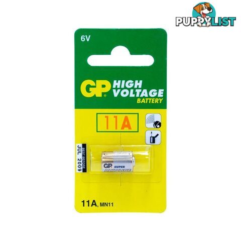 11A 6V 38MAH ALKALINE BATTERY GP (GP11A)