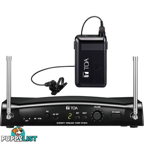 WS5325M WIRELESS LAPEL MICROPHONE KIT TOA