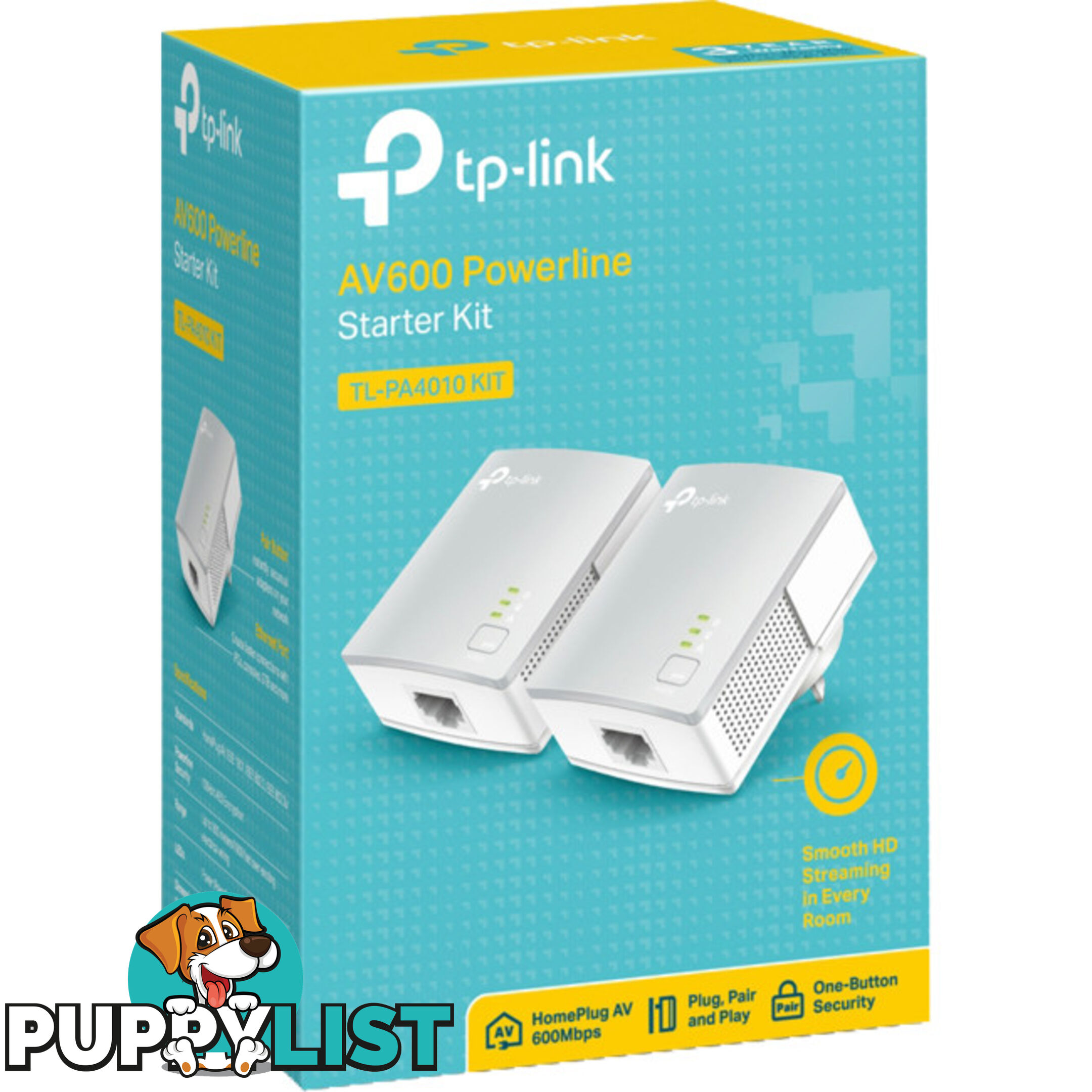 PA4010KIT 600MBPS POWERLINE ADAPTER KIT